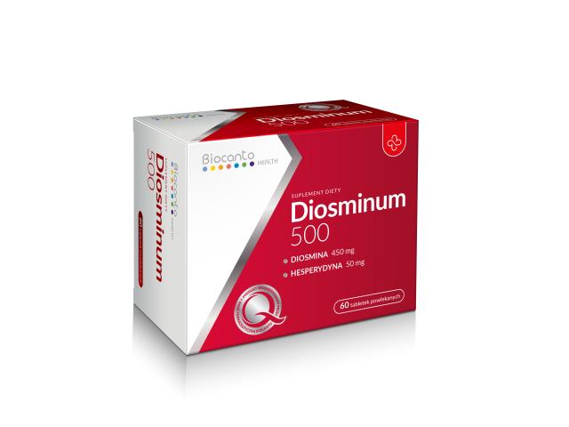 Diosminum 500 interakcje ulotka tabletki 60 tabl.