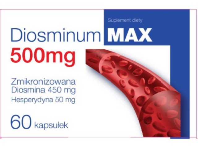 Diosminum Max interakcje ulotka kapsułki - 60 kaps.