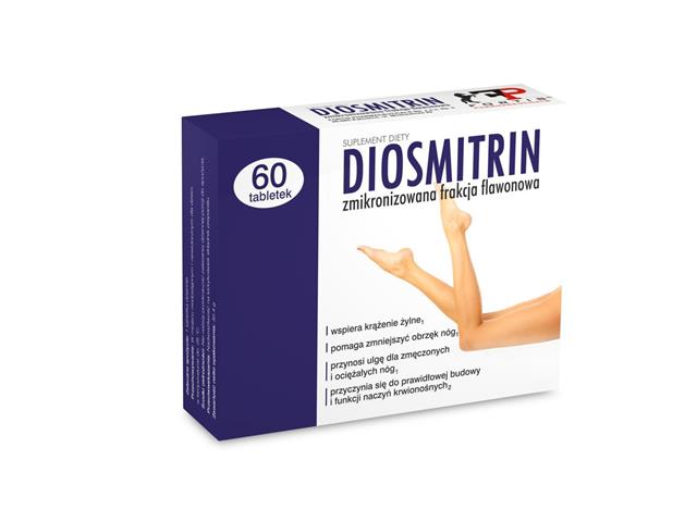 Diosmitrin interakcje ulotka tabletki  60 tabl. | 2 blist.po 30 szt.