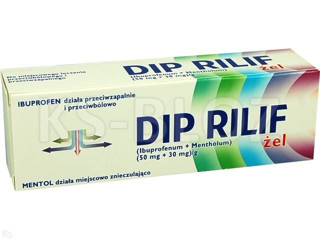 Dip Rilif interakcje ulotka żel (0,05g+0,03g)/g 50 g