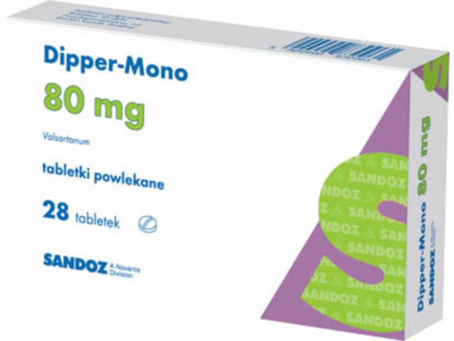 Dipper-Mono interakcje ulotka tabletki powlekane 80 mg 28 tabl.