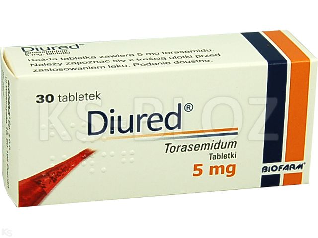 Diured interakcje ulotka tabletki 5 mg 30 tabl.