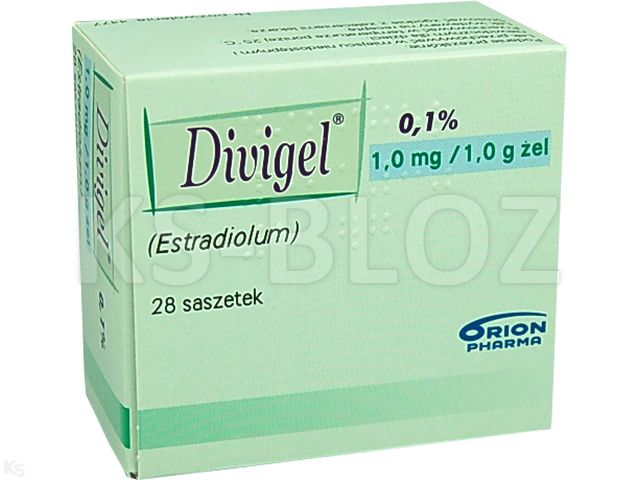Divigel 0,1% interakcje ulotka żel 1 mg/g 28 sasz. po 1 g