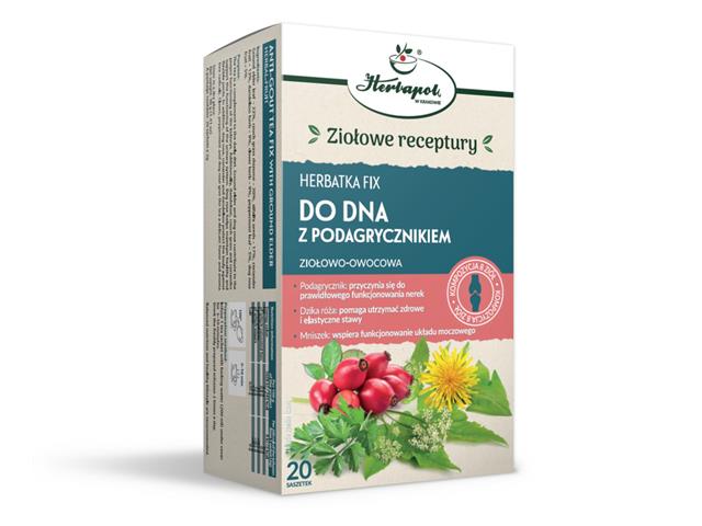 Do Dna Fix Herbatka z podagrycznikiem interakcje ulotka herbata  20 toreb. po 2 g