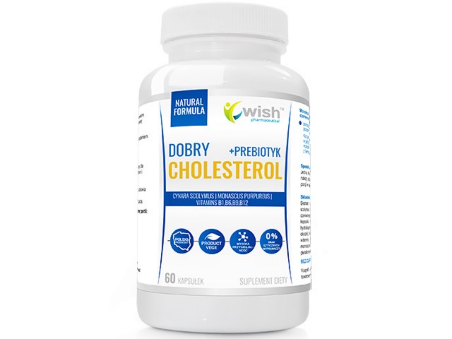 Dobry Cholesterol + prebiotyk interakcje ulotka kapsułki - 60 kaps.