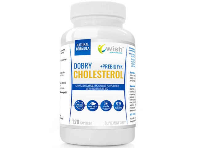 Dobry Cholesterol + prebiotyk interakcje ulotka kapsułki - 120 kaps.
