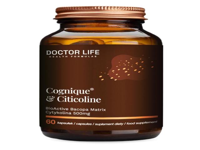 Doctor Life Cognique & Citicoline interakcje ulotka kapsułki  60 kaps.