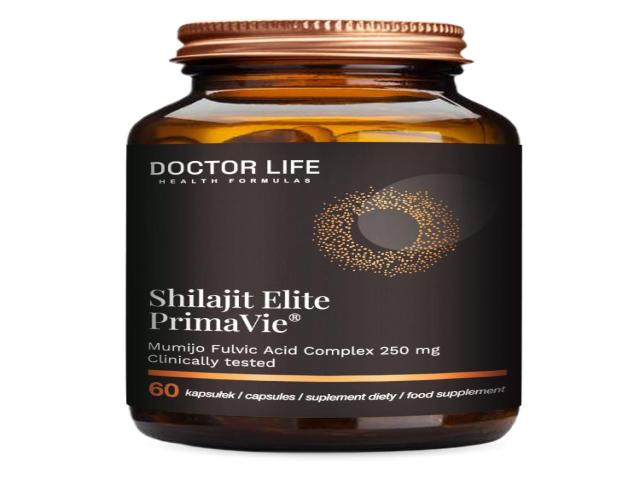 Doctor Life Shilajit Elite PrimaVie interakcje ulotka kapsułki  60 kaps.