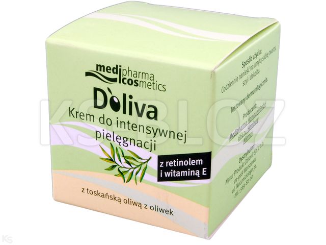 Doliva Krem do intensywnej pielęgnacji interakcje ulotka krem - 50 ml
