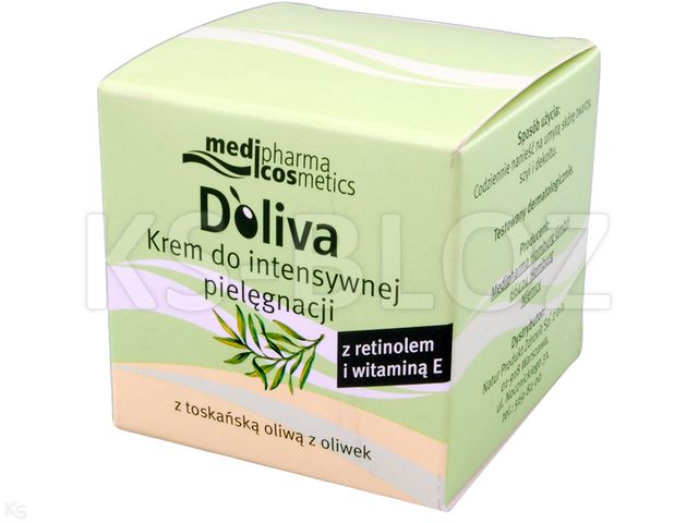 Doliva Krem do intensywnej pielęgnacji interakcje ulotka   50 ml