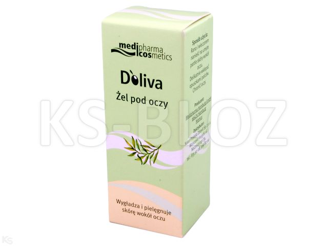 DOLIVA Żel p/oczy interakcje ulotka   15 ml