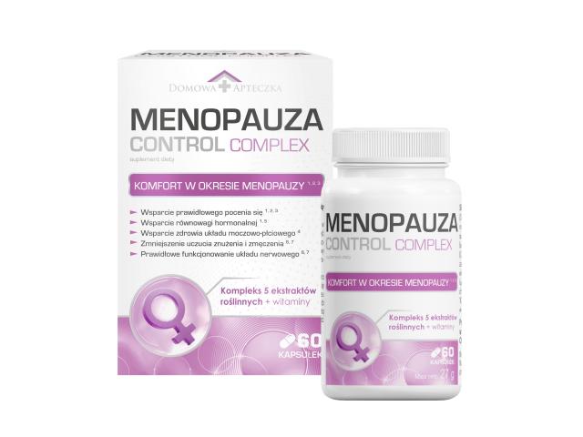Domowa Apteczka Menopauza Control Complex interakcje ulotka kapsułki - 60 kaps.