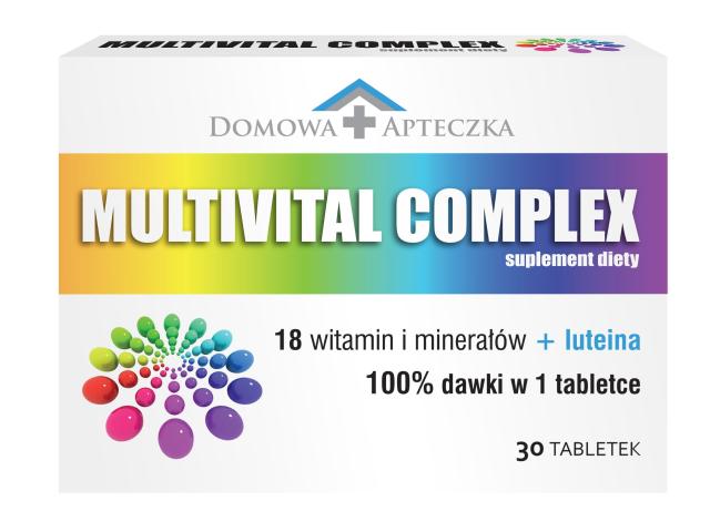 Domowa Apteczka Multivital Complex interakcje ulotka tabletki  30 tabl.