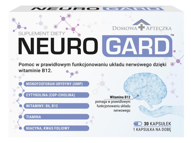 Domowa Apteczka Neuro Gard interakcje ulotka kapsułki - 30 kaps.