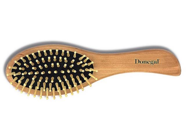 Donegal Nature Gift Szczotka do rozczesywania włosów drewniana igły drewniane 9037 interakcje ulotka szczotka - 1 szt.