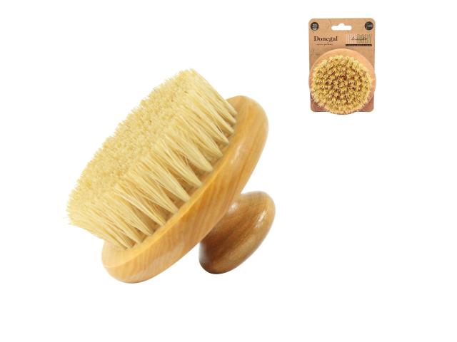 Donegal Nature Szczotka do masażu na sucho ciała drewniana 6050 interakcje ulotka szczotka - 1 szt.
