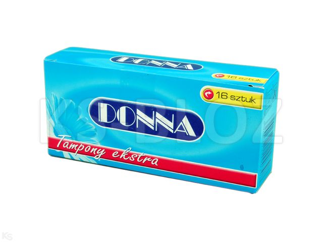 Donna Tampony higieniczne extra interakcje ulotka tampon  16 szt.