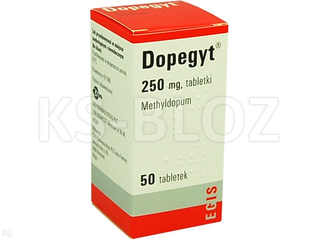 Dopegyt interakcje ulotka tabletki 250 mg 