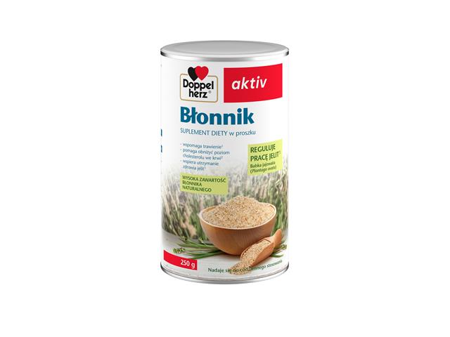 Doppelherz Aktiv Błonnik interakcje ulotka proszek  250 g