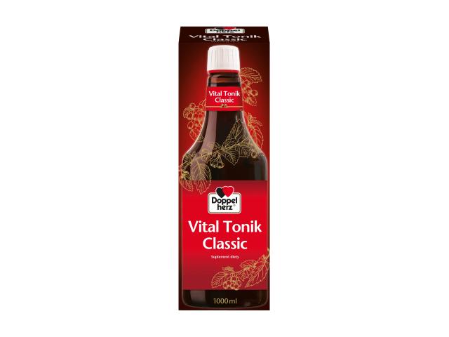 Doppelherz Vital Tonik Classic bez alkoholu interakcje ulotka tonik 1 l