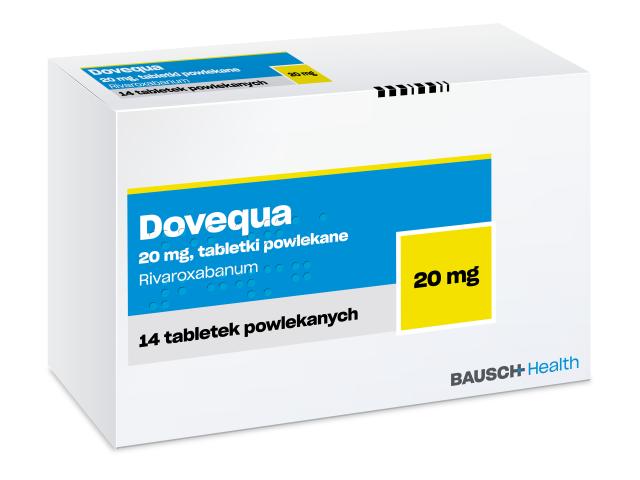 Dovequa interakcje ulotka tabletki powlekane 20 mg 14 tabl.