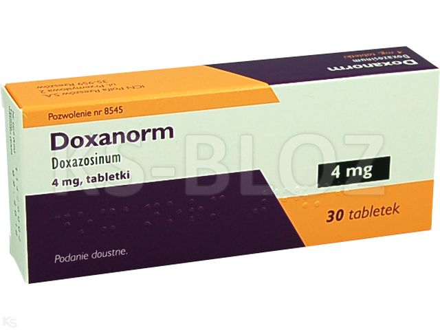 Doxanorm interakcje ulotka tabletki 4 mg 30 tabl. | 3 blist.po 10 szt.