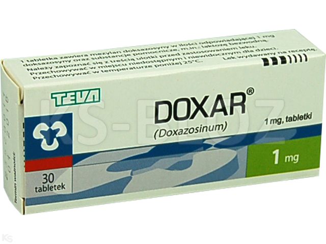 Doxar interakcje ulotka tabletki 1 mg 30 tabl. | 3 blist.po 10 szt.