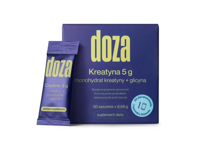 Doza Kreatyna interakcje ulotka proszek - 30 sasz.