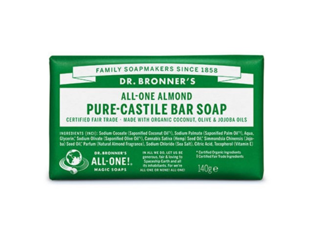 Dr. Bronner's Mydło w kostce migdałowe interakcje ulotka mydło - 140 g