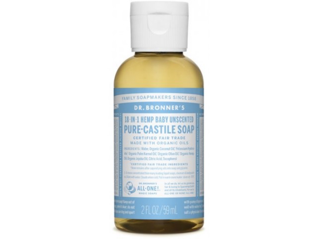 Dr. Bronner's Mydło w płynie 18w1 Baby Mild interakcje ulotka mydło płynne - 60 ml