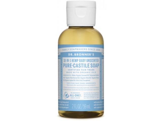 Dr. Bronner's Mydło w płynie 18w1 Baby Mild interakcje ulotka mydło płynne  60 ml