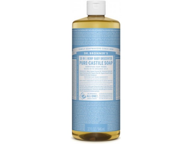 Dr. Bronner's Mydło w płynie 18w1 Baby Mild interakcje ulotka mydło płynne  945 ml