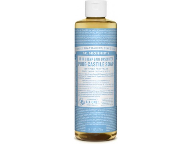 Dr. Bronner's Mydło w płynie 18w1 Baby Mild interakcje ulotka mydło płynne - 475 ml