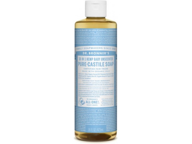 Dr. Bronner's Mydło w płynie 18w1 Baby Mild interakcje ulotka mydło płynne  475 ml