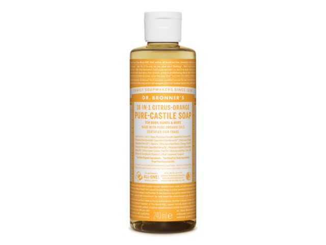 Dr. Bronner's Mydło w płynie 18w1 cytrusowo-pomarańczowe interakcje ulotka mydło płynne - 240 ml