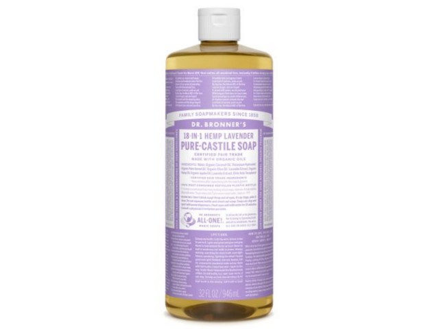 Dr. Bronner's Mydło w płynie 18w1 lawendowe interakcje ulotka mydło płynne - 945 ml