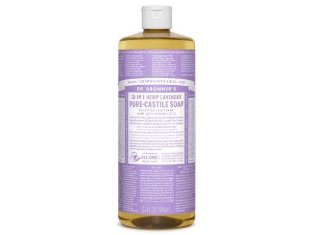 Dr. Bronner's Mydło w płynie 18w1 lawendowe interakcje ulotka mydło płynne  945 ml