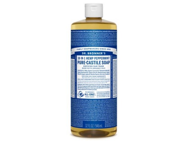 Dr. Bronner's Mydło w płynie 18w1 miętowe interakcje ulotka mydło płynne  945 ml