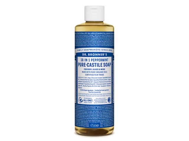 Dr. Bronner's Mydło w płynie 18w1 miętowe interakcje ulotka mydło płynne  475 ml