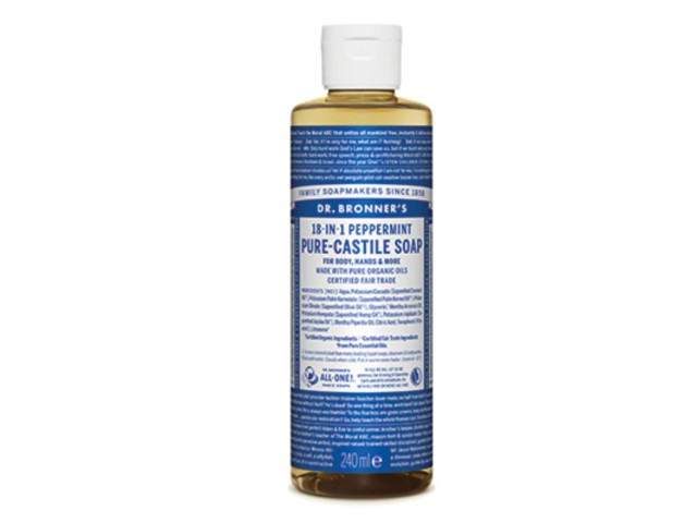 Dr. Bronner's Mydło w płynie 18w1 miętowe interakcje ulotka mydło płynne  240 ml