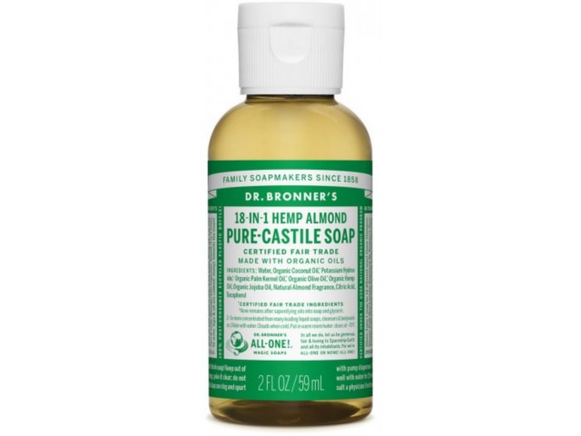 Dr. Bronner's Mydło w płynie 18w1 migdałowe interakcje ulotka mydło płynne - 60 ml