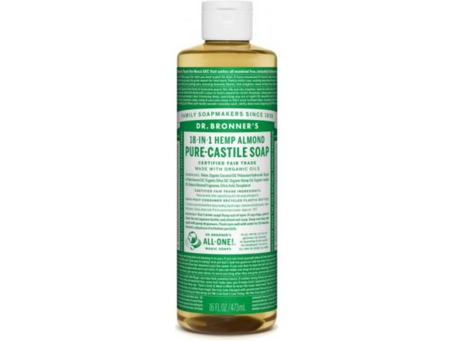 Dr. Bronner's Mydło w płynie 18w1 migdałowe interakcje ulotka mydło płynne - 475 ml