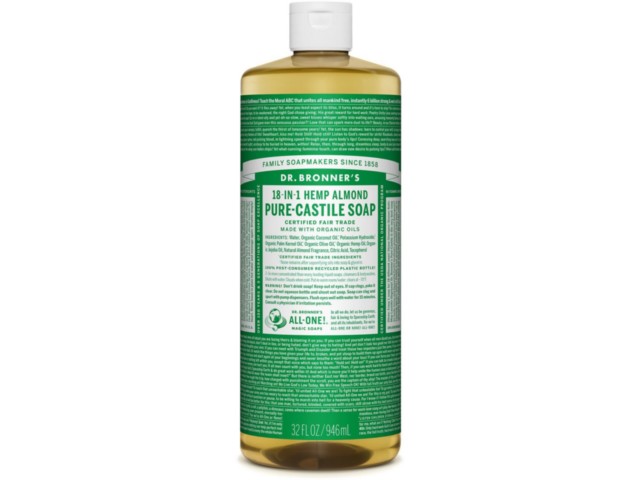 Dr. Bronner's Mydło w płynie 18w1 migdałowe interakcje ulotka mydło płynne - 945 ml
