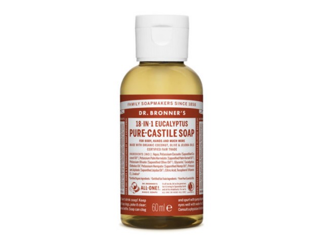 Dr. Bronner's Mydło w płynie eukaliptusowe 18w1 interakcje ulotka mydło płynne - 60 ml