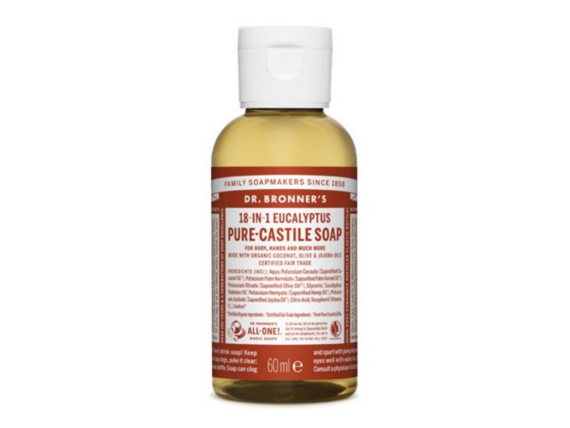 Dr. Bronner's Mydło w płynie eukaliptusowe 18w1 interakcje ulotka mydło płynne  60 ml