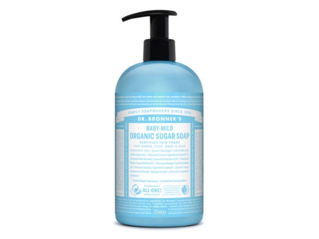 Dr. Bronner's Organic Sugar Soap Mydło Baby mild interakcje ulotka mydło płynne - 710 ml