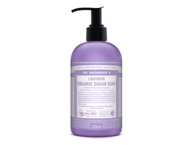 Dr. Bronner's Organic Sugar Soap Mydło lawendowe interakcje ulotka mydło płynne  355 ml