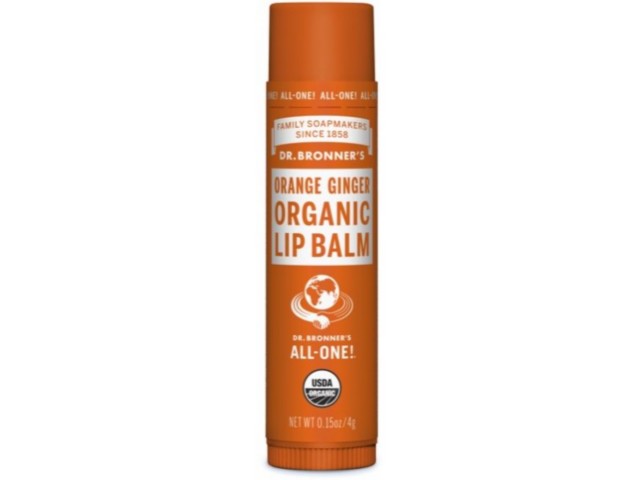 Dr. Bronner's Organiczny Balsam do ust pomarańcza - imbir interakcje ulotka balsam - 4 g