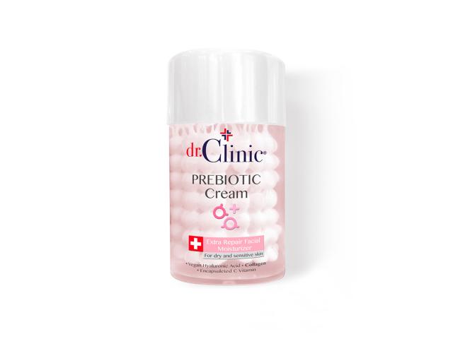 Dr. Clinic Prebiotic Cream do skóry wrażliwej arbutyna, kwas hialuronowy i prebiotyki interakcje ulotka krem - 100 ml