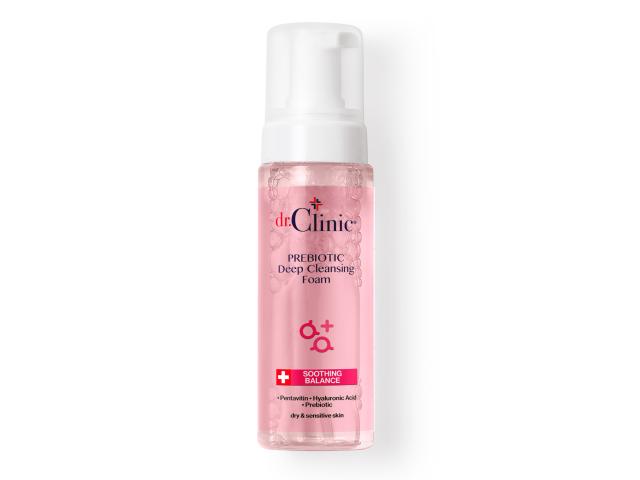 Dr. Clinic Prebiotic Pianka głęboko oczyszczająca do skóry suchej interakcje ulotka pianka - 160 ml